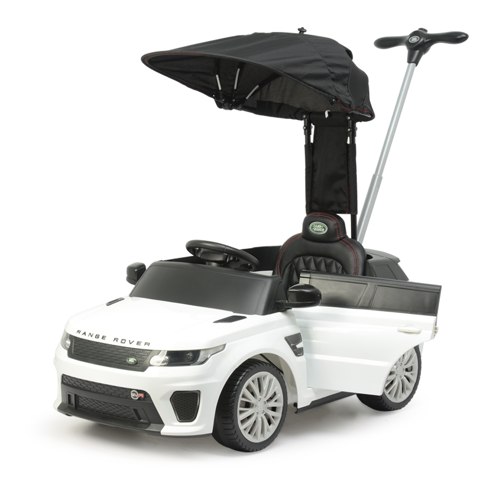 아이들이 좋아하는 레인지로버 이보크 유아 전동 푸쉬카, 방풍커버까지 챙겼어요!