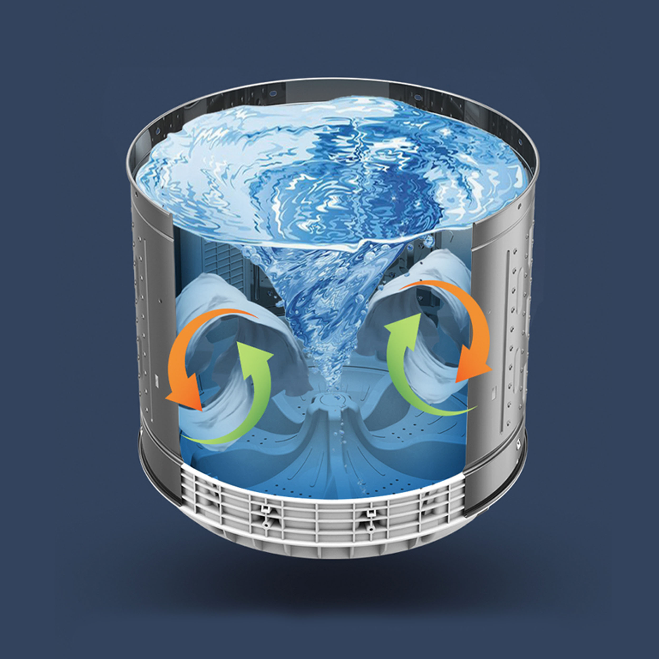 작고 강력한 세탁기, 집안 어디든 잘 어울려요!