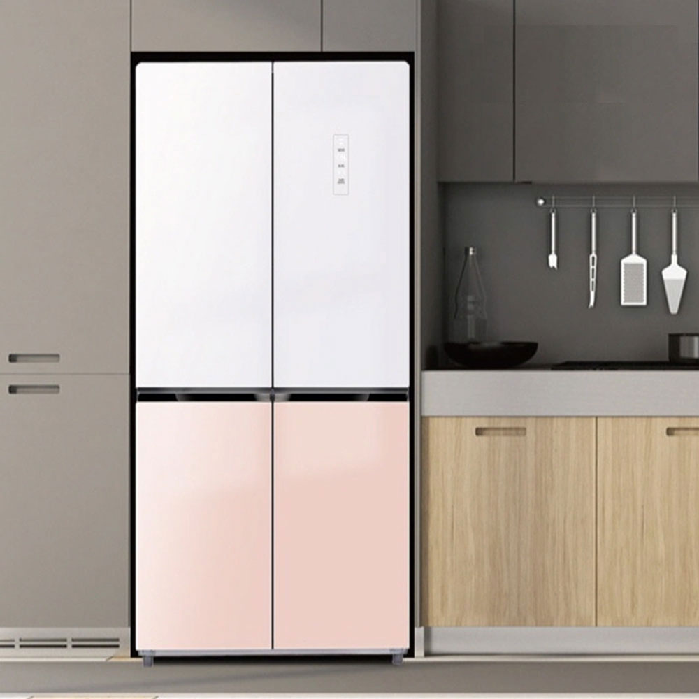 집안 분위기를 한층 더 세련되게! 핑크색 4도어 냉장고로 새롭게 꾸며보세요