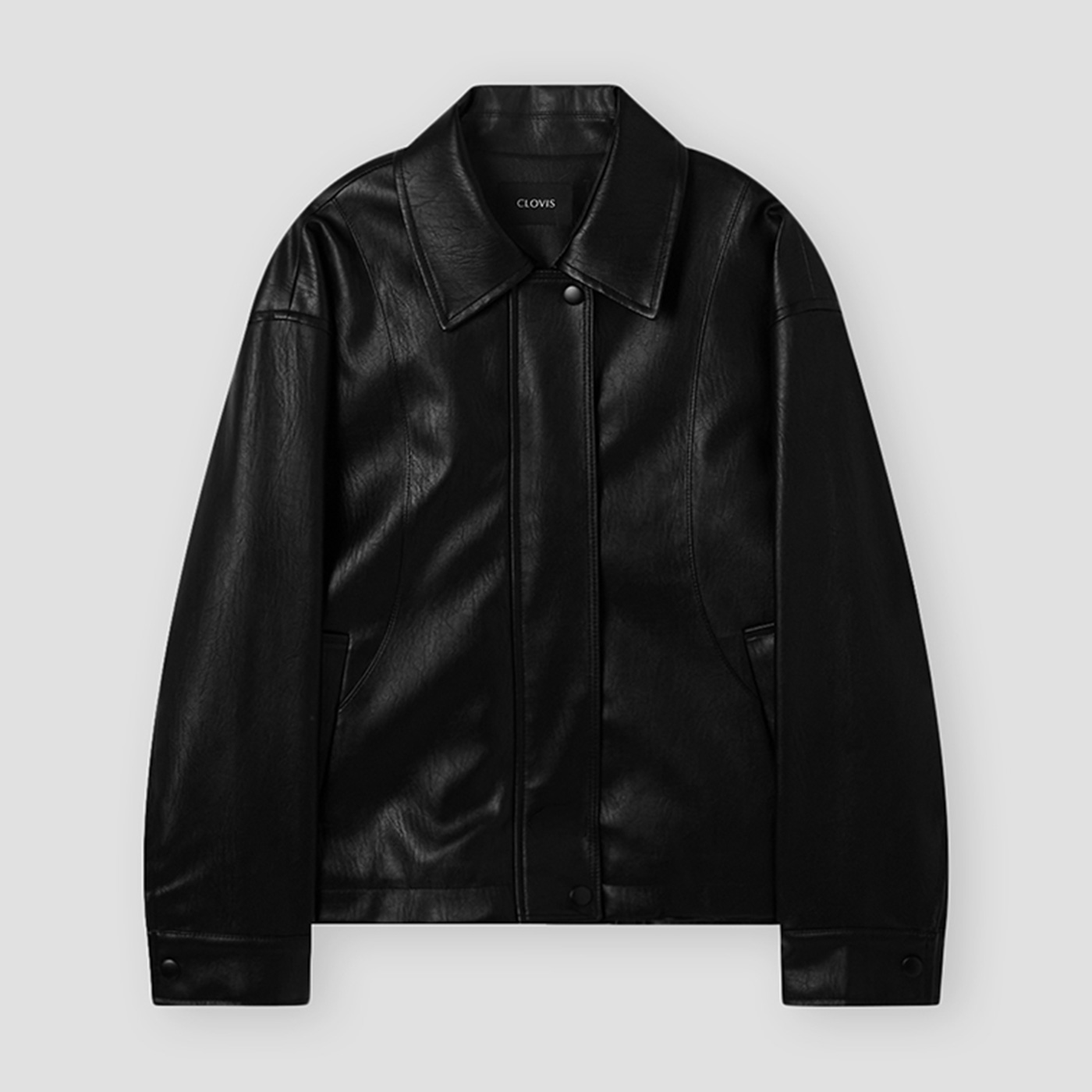 [클라비스] 블루종 레더자켓_CVJLG1202M