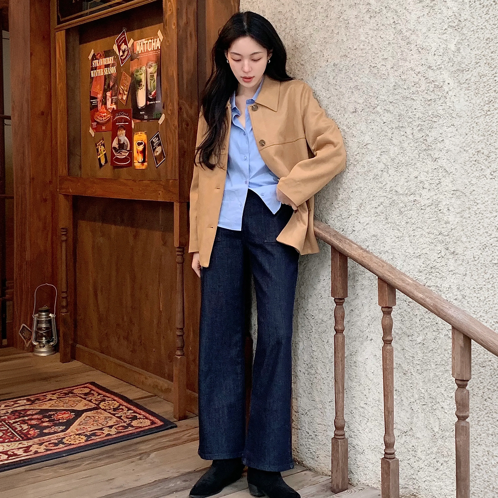 [클라비스] [스판데님] 포켓 와이드핏_CVTJG1202N