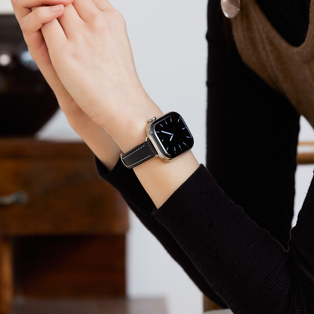 애플워치에 딱 맞는 가죽 슬림 스트랩, 쉽게 교체하는 방법 알려드릴게요!