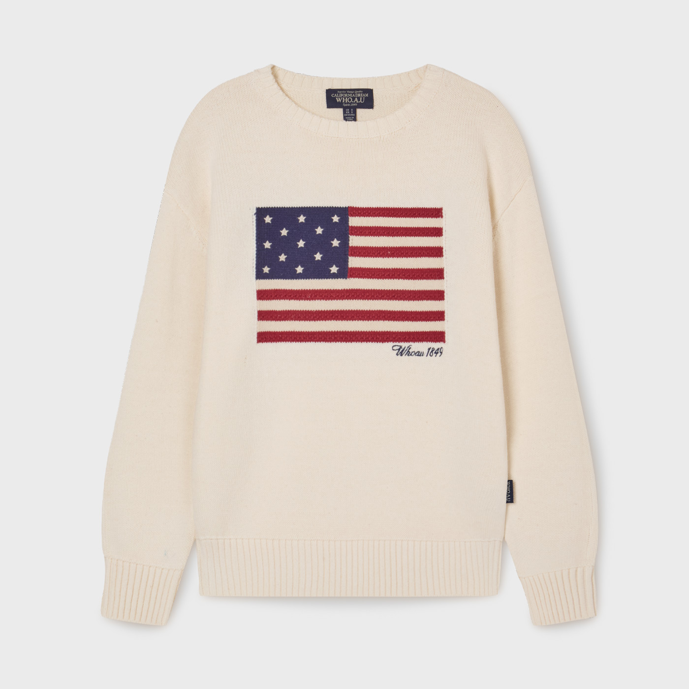 [후아유] 아메리칸 플래그 인타샤 풀오버(공용) / WHKAG1292U