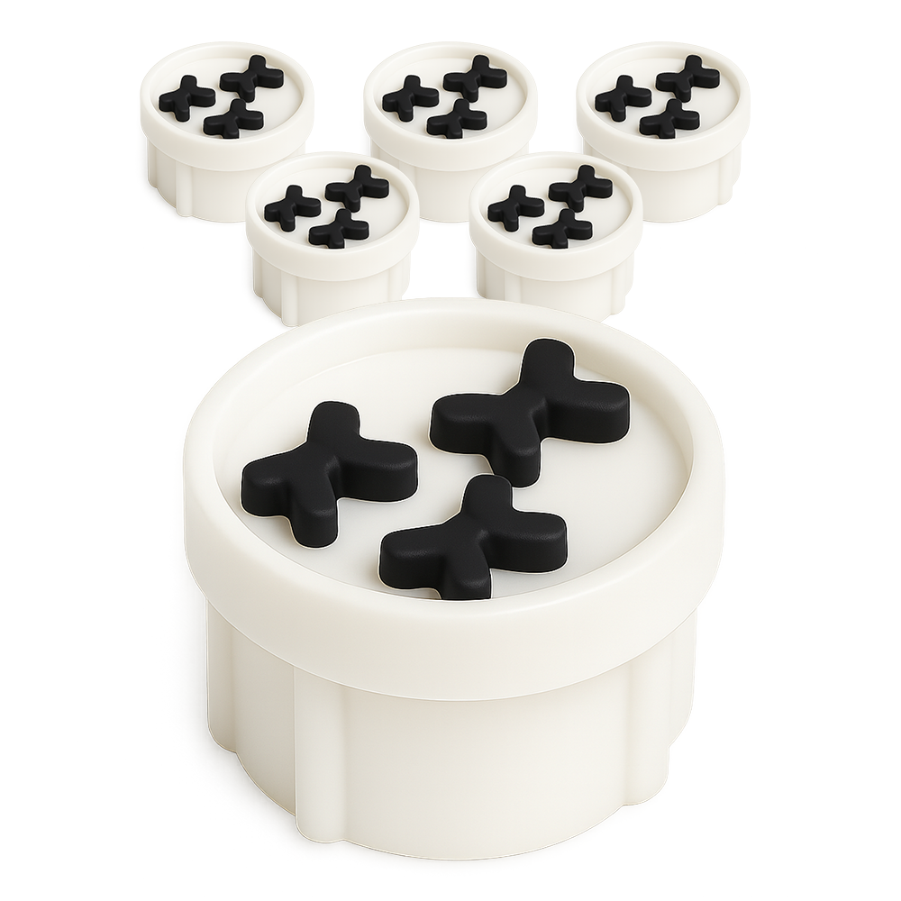 아텍스 리본 멀티탭 콘센트 안전커버 마개 6개입