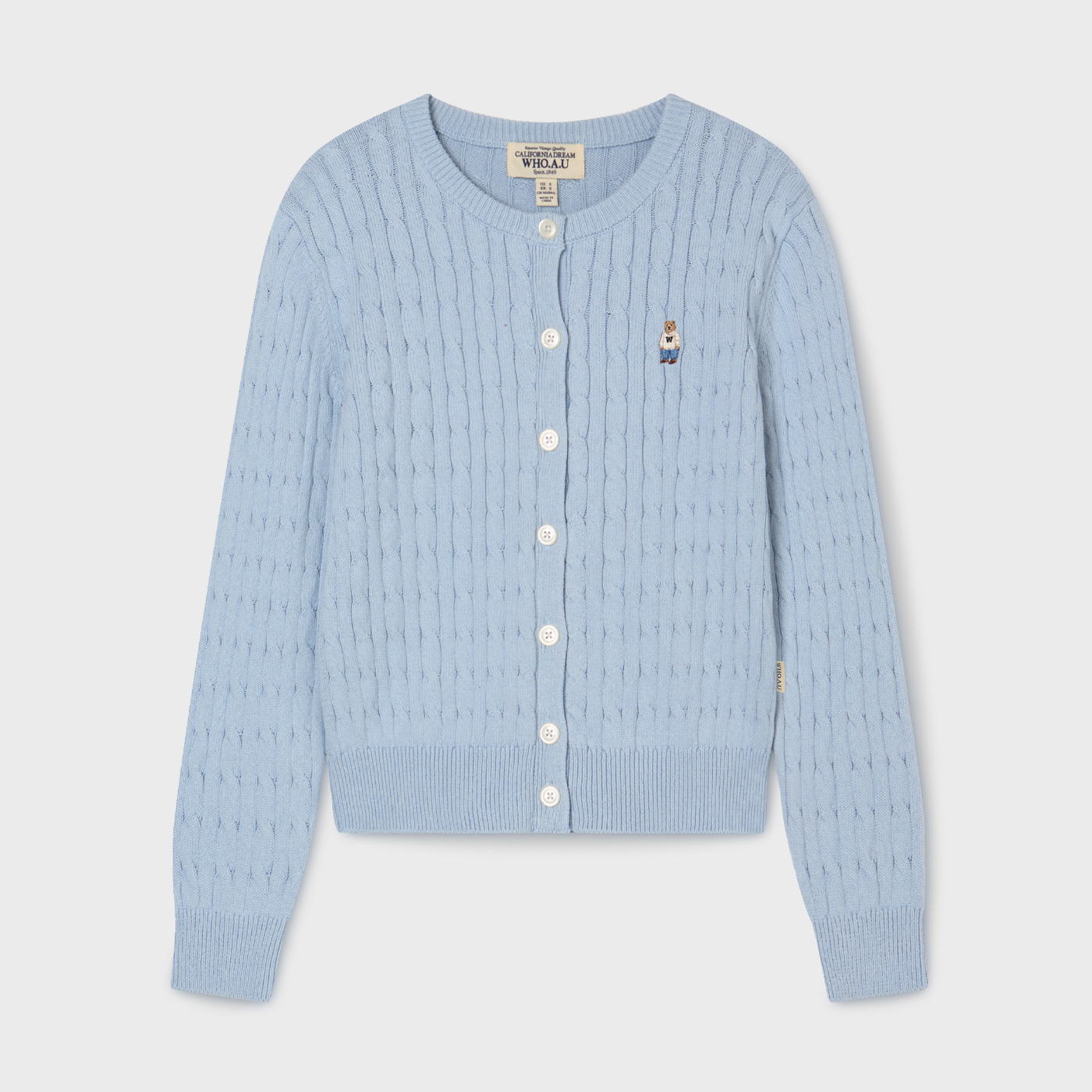 [후아유] 스티브 케이블 가디건(여성) / WHCKG2211F