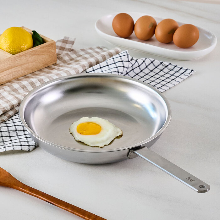 퍼기 무연마제 통5중 무연마 스텐 316 궁중팬 쿡웨어 멀티팬/후라이팬 24cm