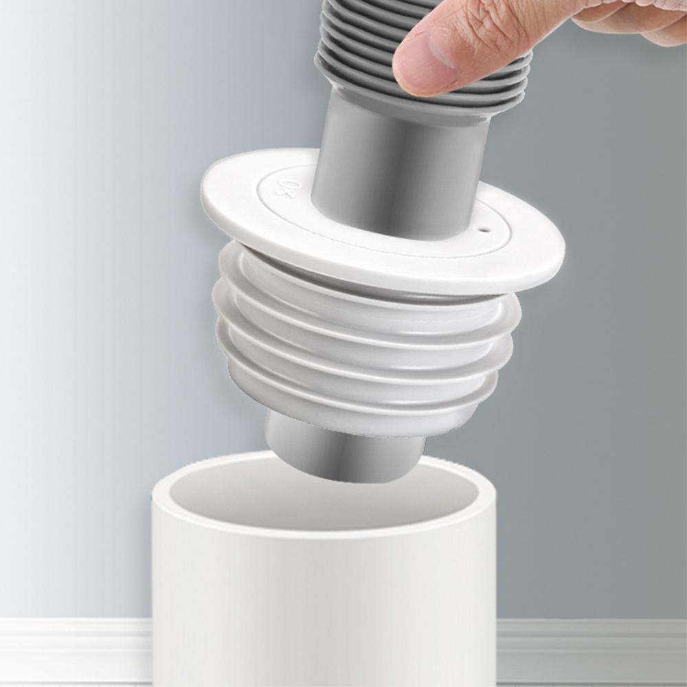 배관 호스 하수구트랩 세탁기 세탁실 베란다 화장실 배수구 냄사차단 덮개 소형 일반형