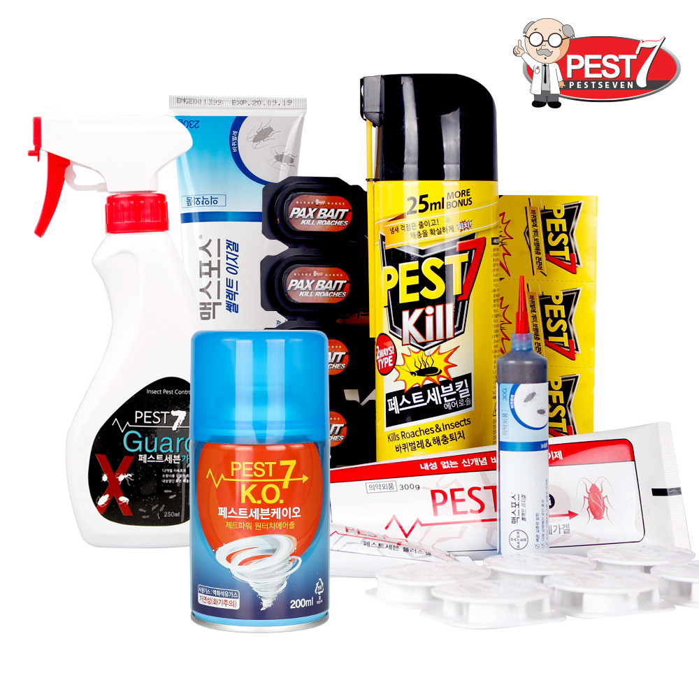 페스트세븐겔40g 강력한 약국 붙이는 큰 작은 바퀴벌레 약 개미 퇴치 없애는법 퇴치법 박멸 퇴치 살충제 바퀴알 트랩 끈끈이 지네 먹이통 연막탄 