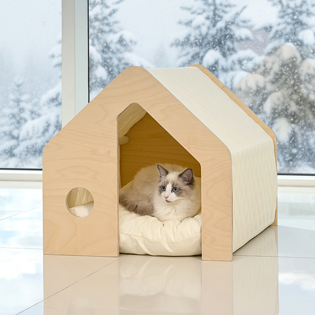 펫코본 강아지집 원목 고양이 숨숨집 애견방석 강아지하우스 소형