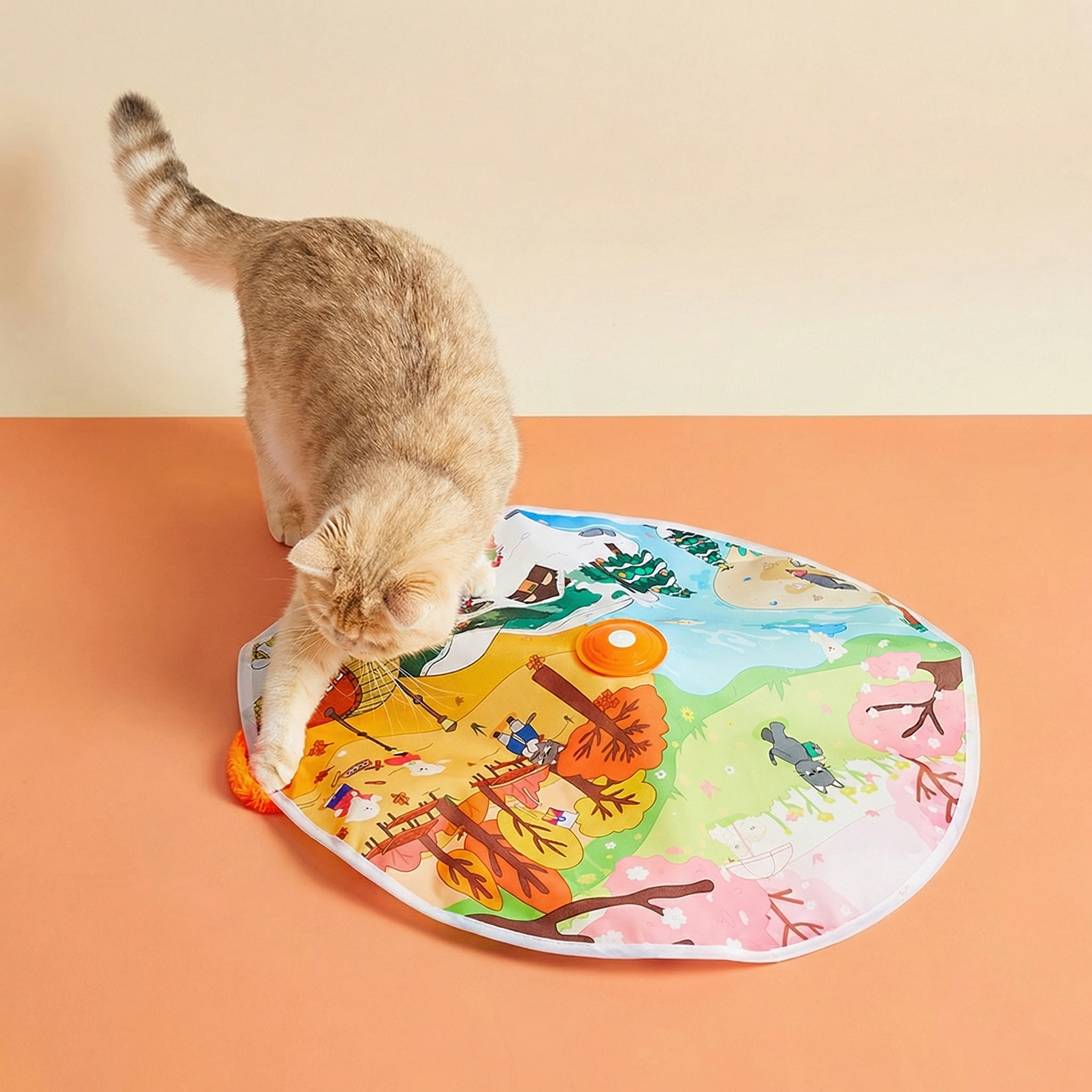 리스펫 고양이 장난감 움직이는 자동 멀티 꼬리잡기[3세대 리뉴얼]