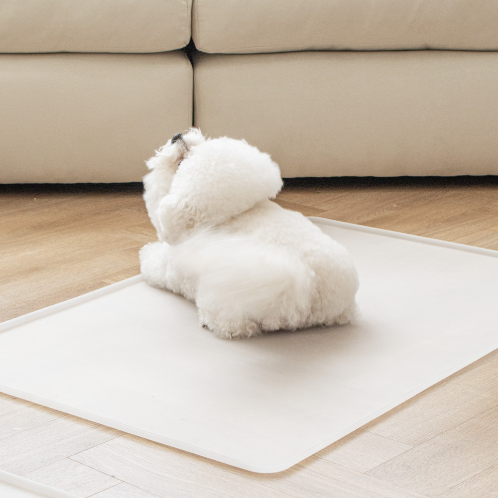 강아지 배변매트 애견 배변판 화장실 항균 실리콘 퍼펙트토일렛2.0 싱글