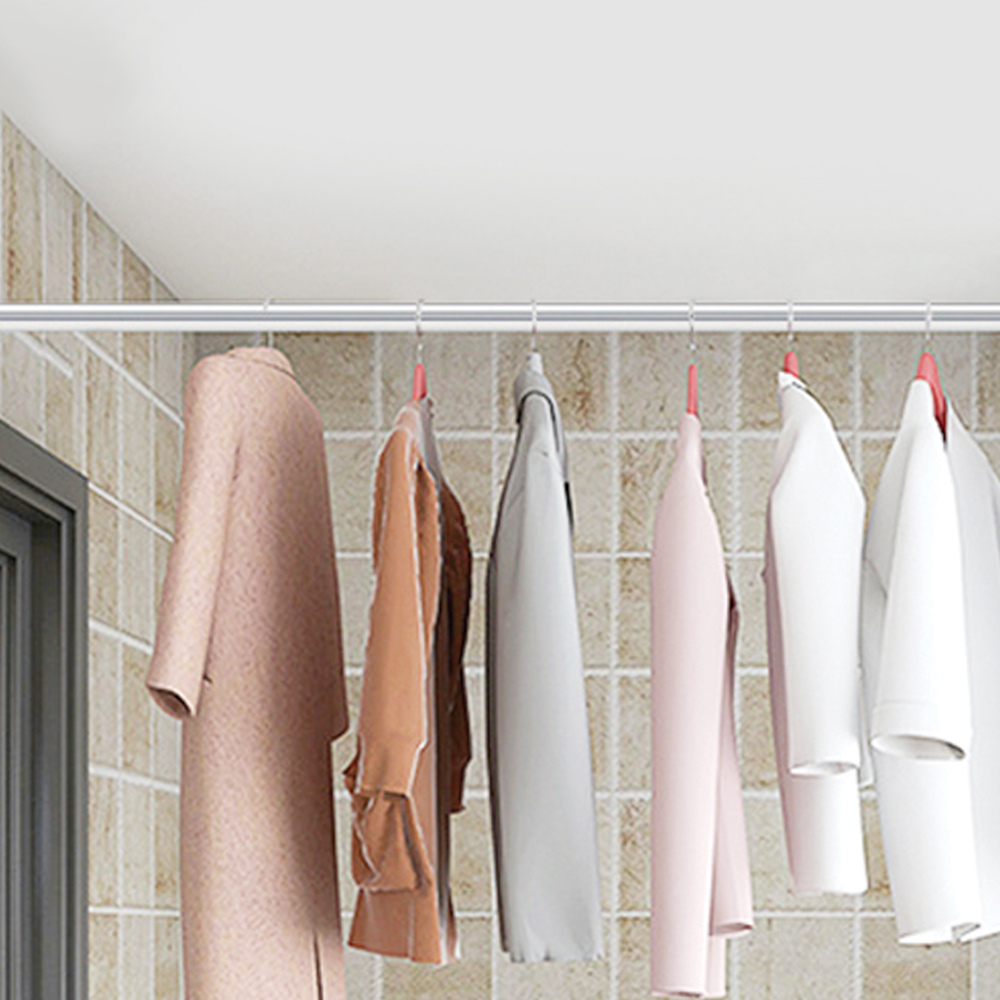 [단독] 무타공마켓 스텐 샤워커튼봉 화장실 욕실 A(40-55cm)