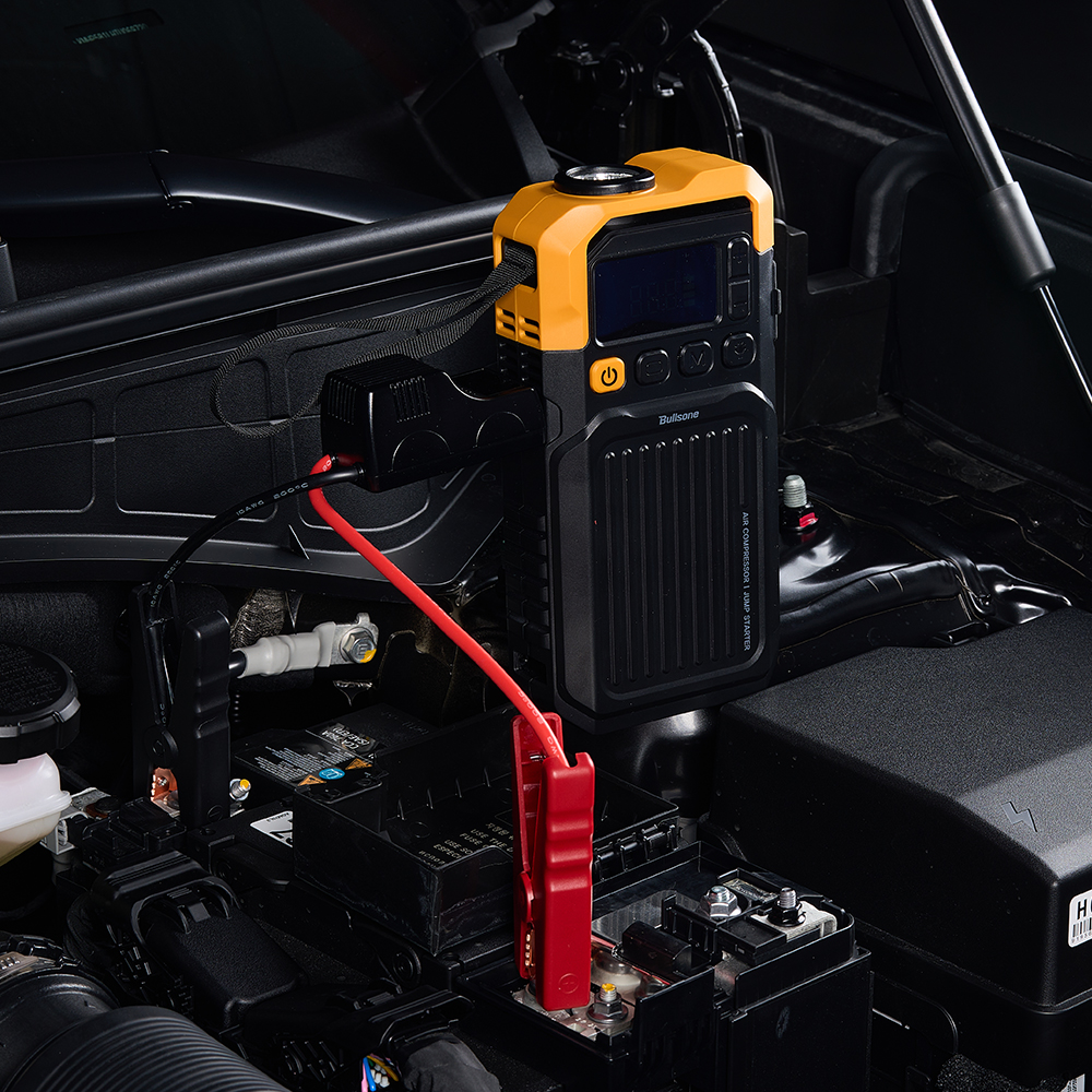 [불스원]타이어 공기압 공기 주입기&점프스타터 자동차 방전 배터리충전 자동차 바람 체크