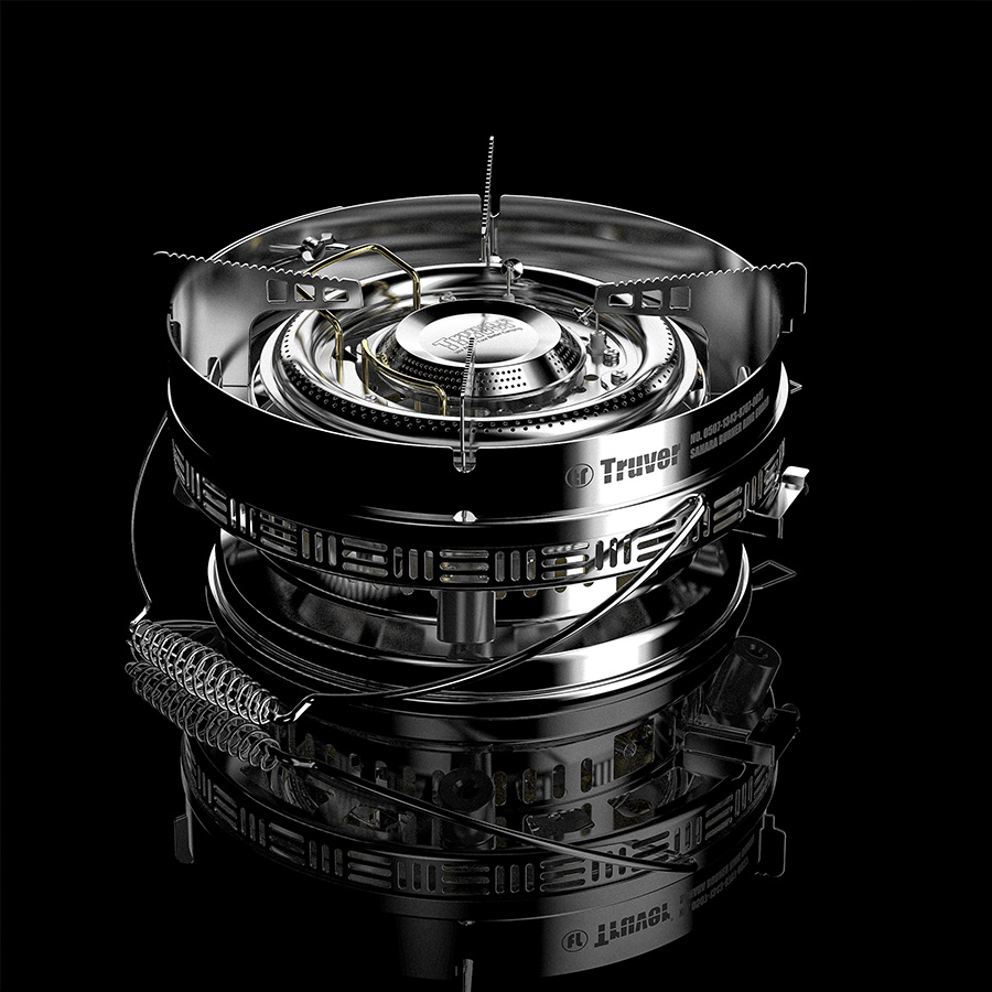 트루버 사하라프로 강염버너로 캠핑도 세련되게!