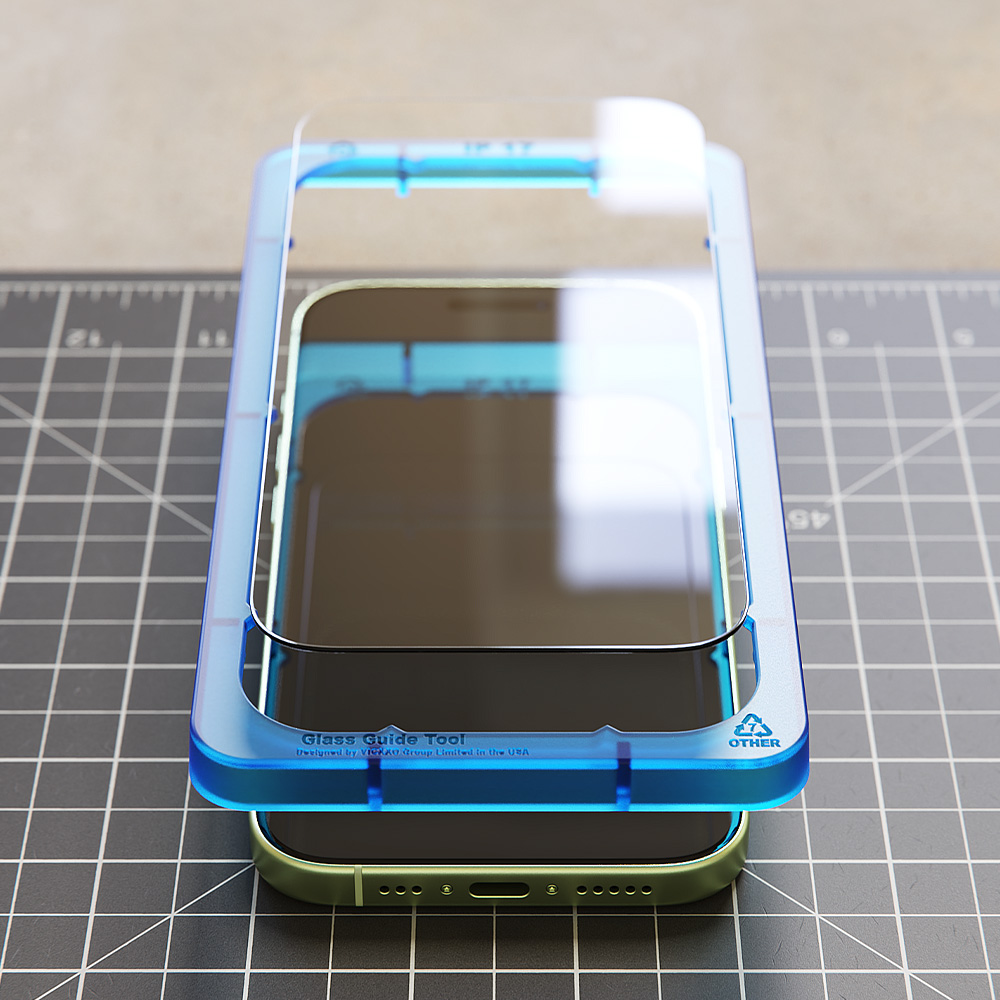 빅쏘 2.5CX 지문인식 강화유리 액정보호필름 아이폰17 프로 맥스, 2매입