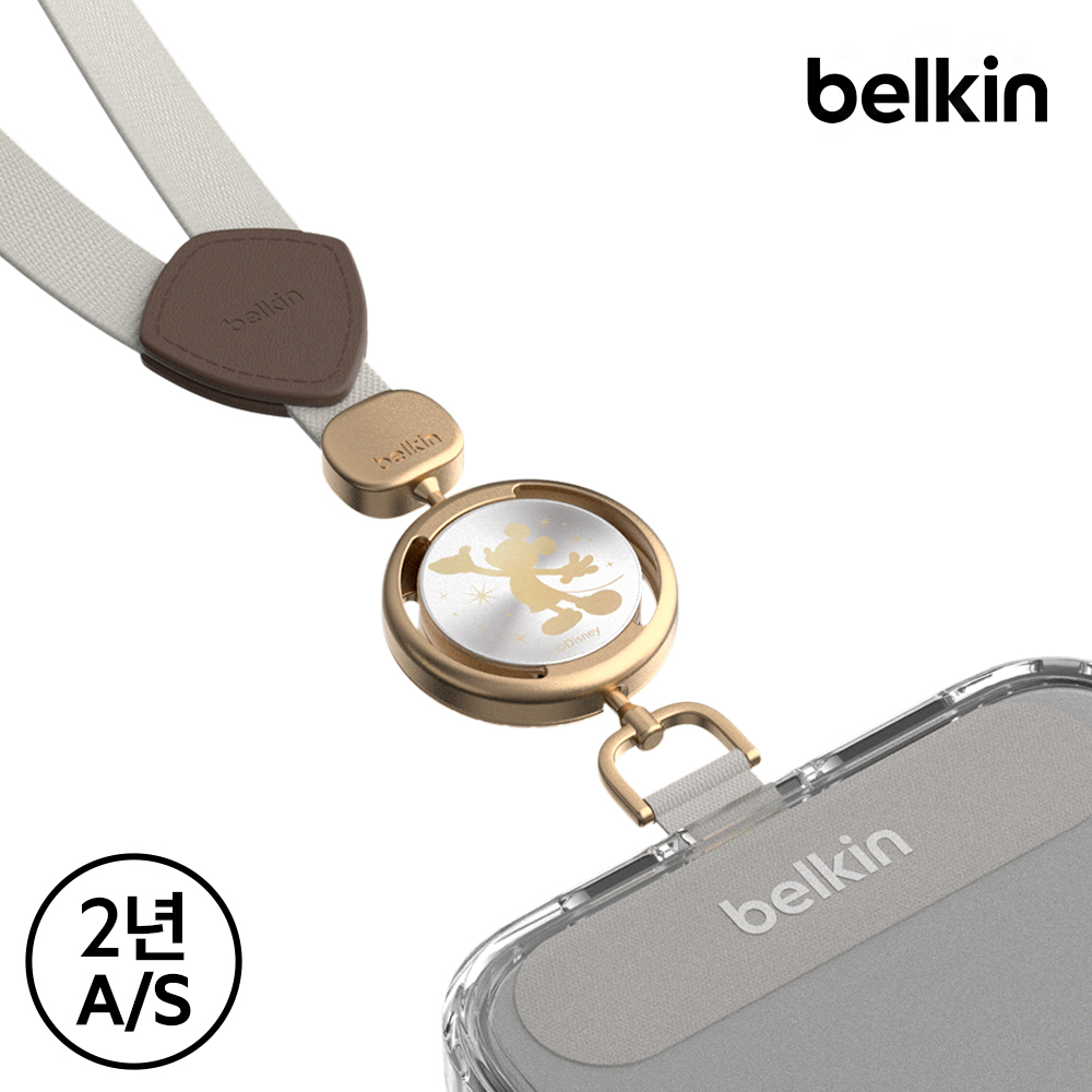벨킨 디즈니 스타 미키 스마트폰 유틸리티 크로스바디 스트랩 MSZ001LD 아이폰 갤럭시 S25