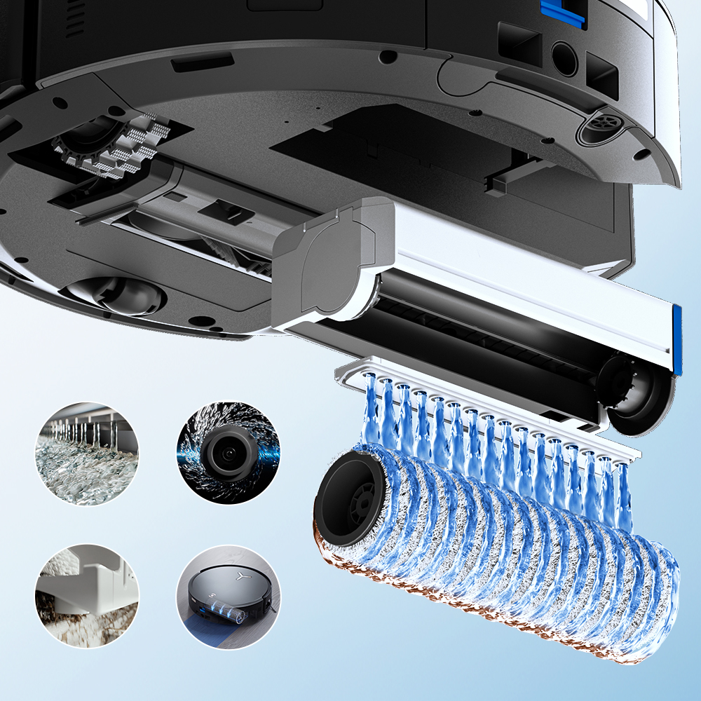 에코백스 X8 프로 옴니 직배수전용모델 아쿠아 롤러형 로봇 청소기 (N배송)