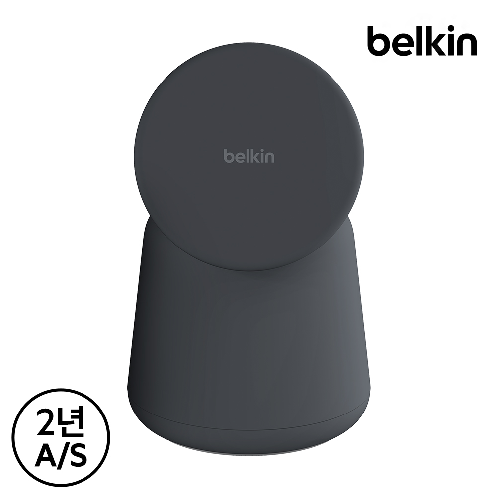 벨킨 2in1 맥세이프 충전기 15W 각도조절 무선 충전 스탠드 WIZ020bt 아이폰17 16 15 14 13 12 호환