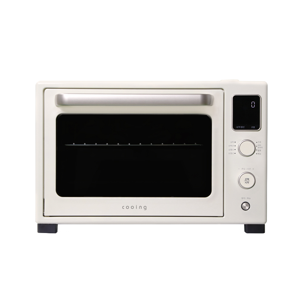 쿠잉 컨벡션스팀오븐 CON-S32 미니오븐기 가정용 에어프라이어 제과제빵 크림