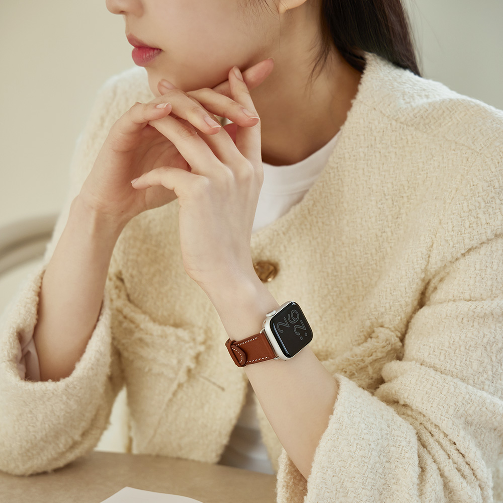 모이브 애플워치 11 10 호환 가죽 스트랩 시계줄