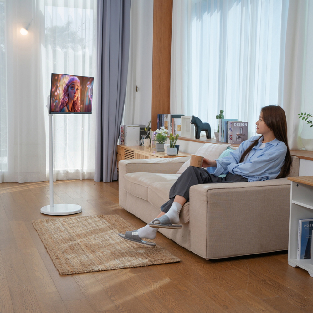 카멜마운트 SMB35 이동식 무빙 높이 조절 암 모니터 TV 스탠드 거치대