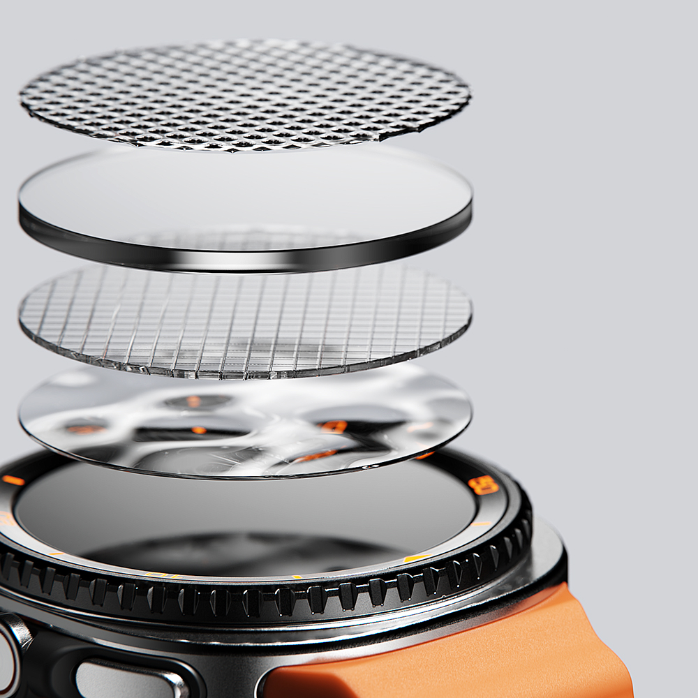 빅쏘 갤럭시워치8 클래식 강화유리 필름 2매