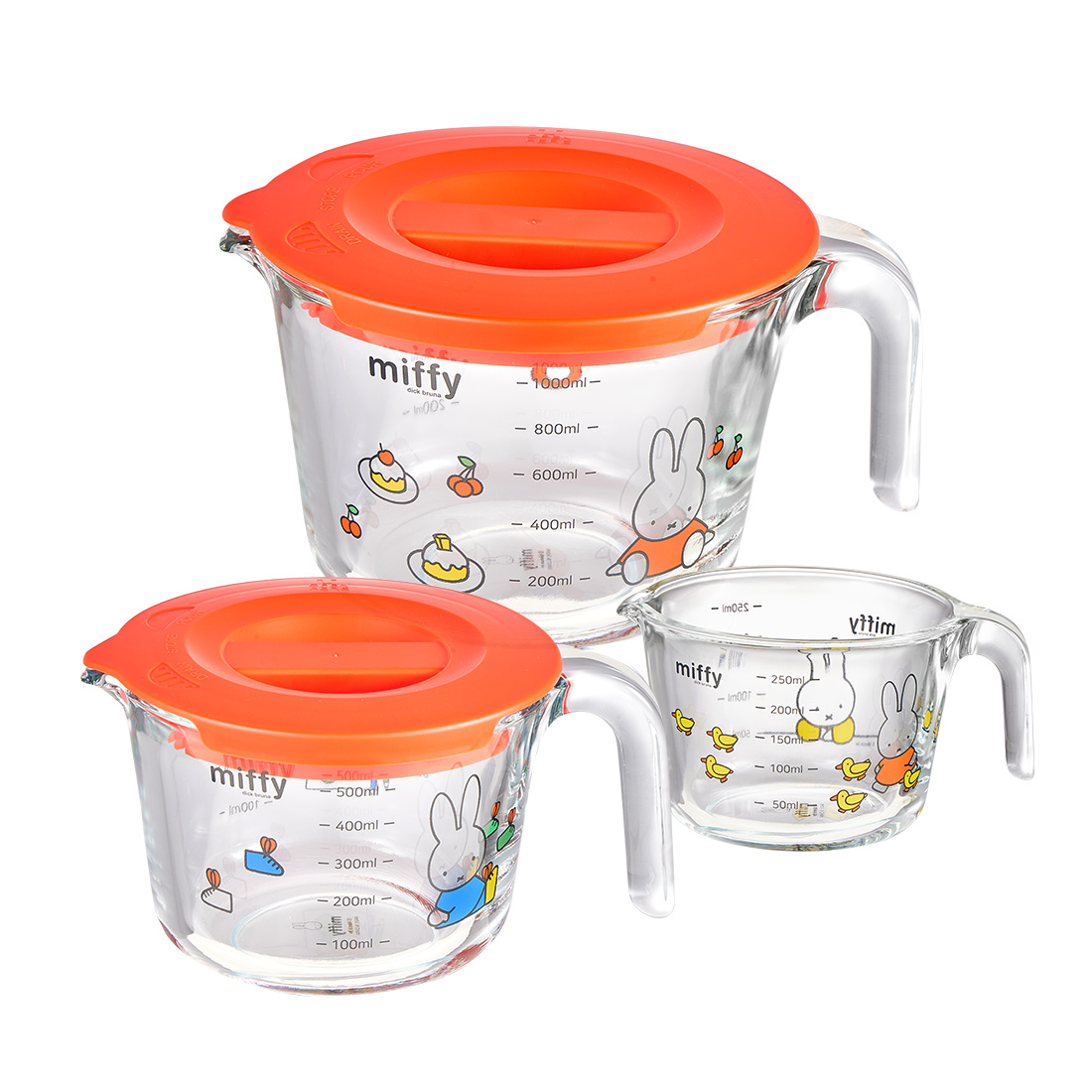 [에지리x미피] 계량컵 내열유리 눈금컵 250ml