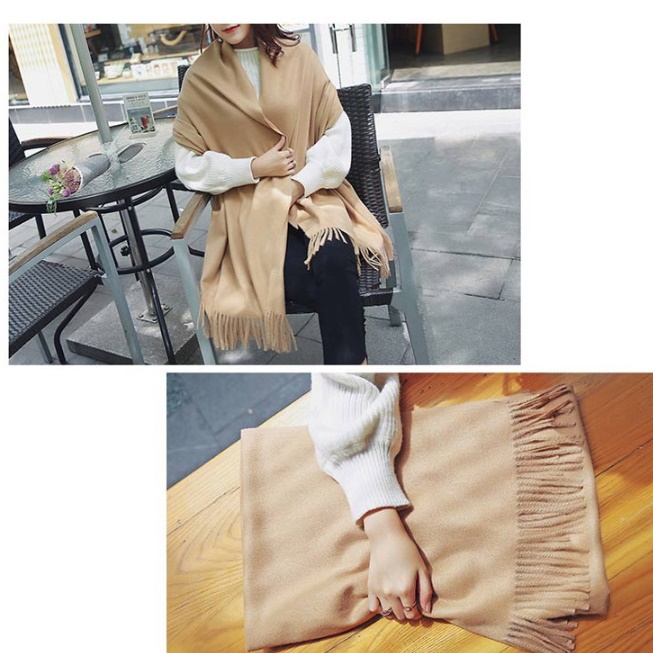 커플 남자 여자 목도리 선물 양면 머플러 르 캐시미어 머플러