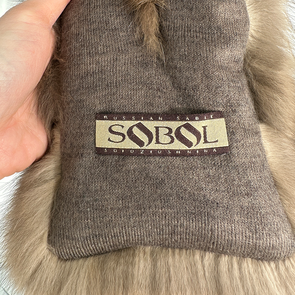 세이블머플러 세이블목도리 밍크 퍼 모피