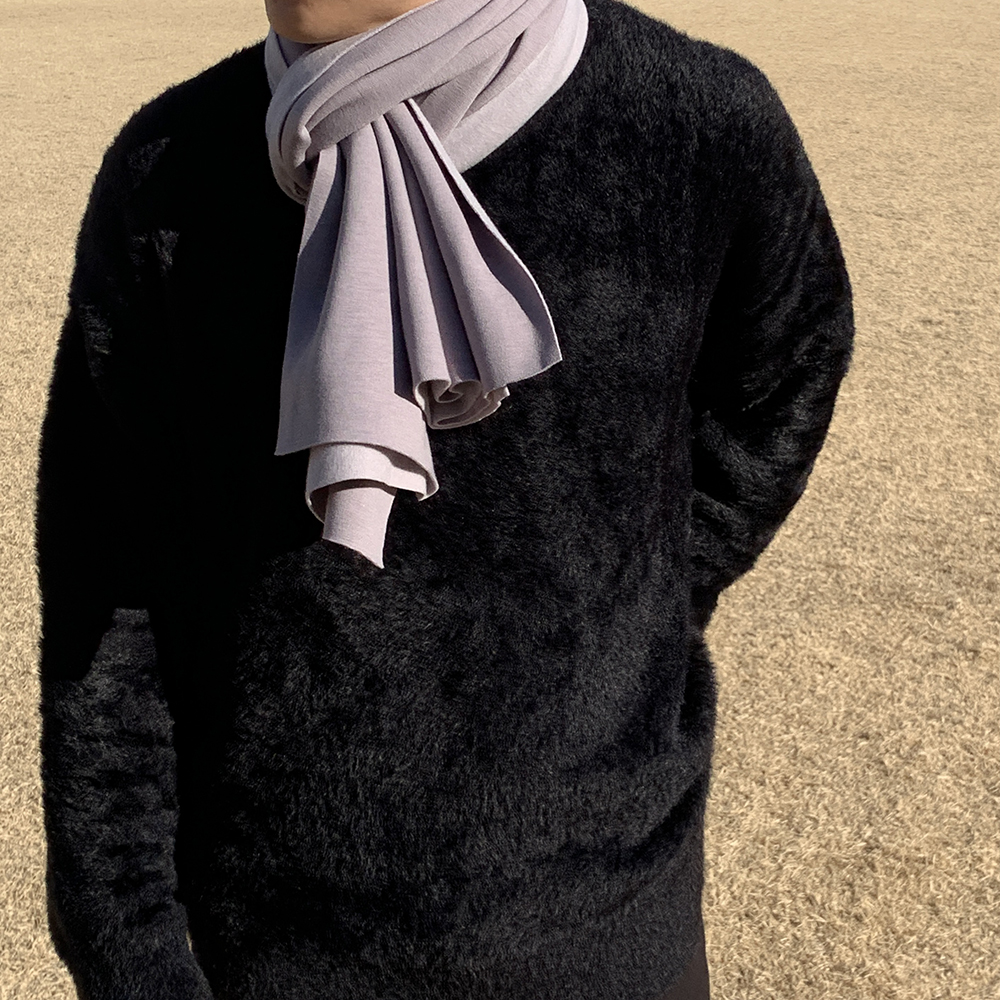 얇은목도리 목돌이 얇은머플러 남자숏머플러