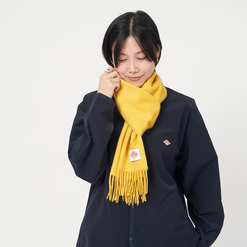 단톤 DANTON 로고 목도리 머플러 일본 직구 7색