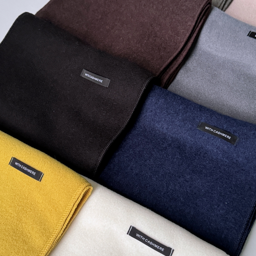 1+1 숏머플러 미니목도리 목돌이 짧은목도리 몽골캐시미어