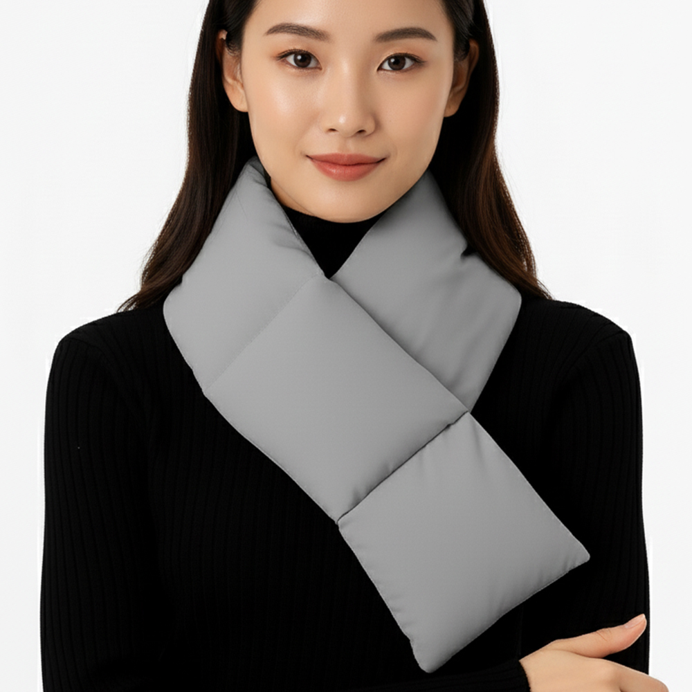경량 패딩 목도리 머플러 방한 스카프 워머