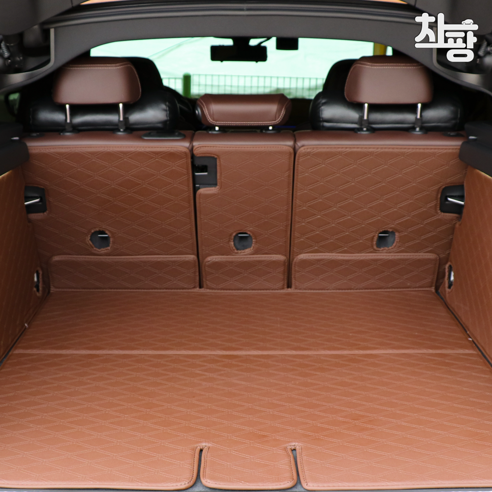 차팡 트렁크매트 쏘렌토 MQ4 SUV 차박매트 풀커버 6인승 페리호환 스피커무 도어LED무