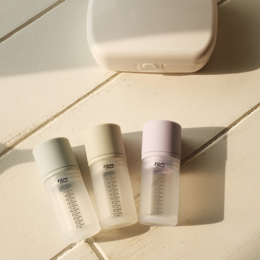 티지엠 플래티넘 실리콘 멀티 투약병 아기 물약 소분통 3p 세트