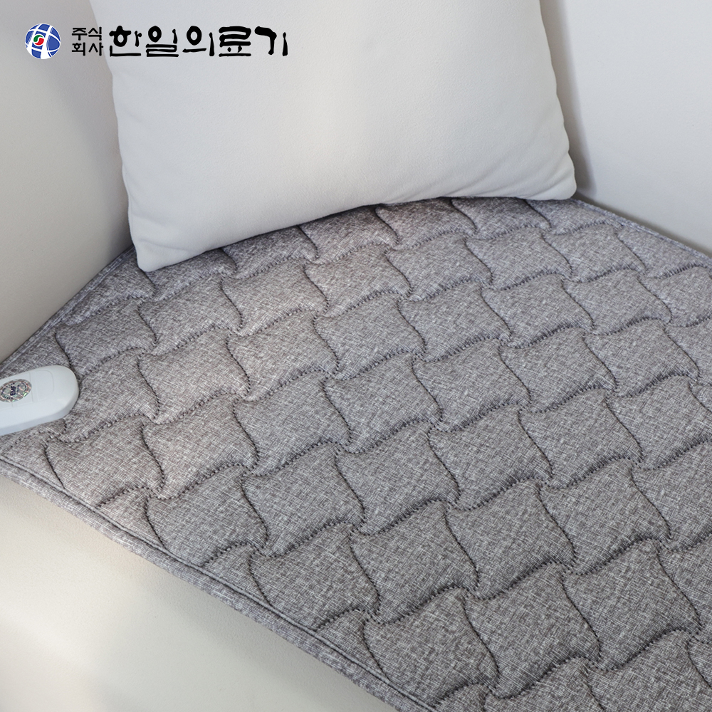 한일의료기 전기방석 쇼파 전기매트 온열 쇼파용 소파 탄소 장판 플라밍 그레이 3단 방석