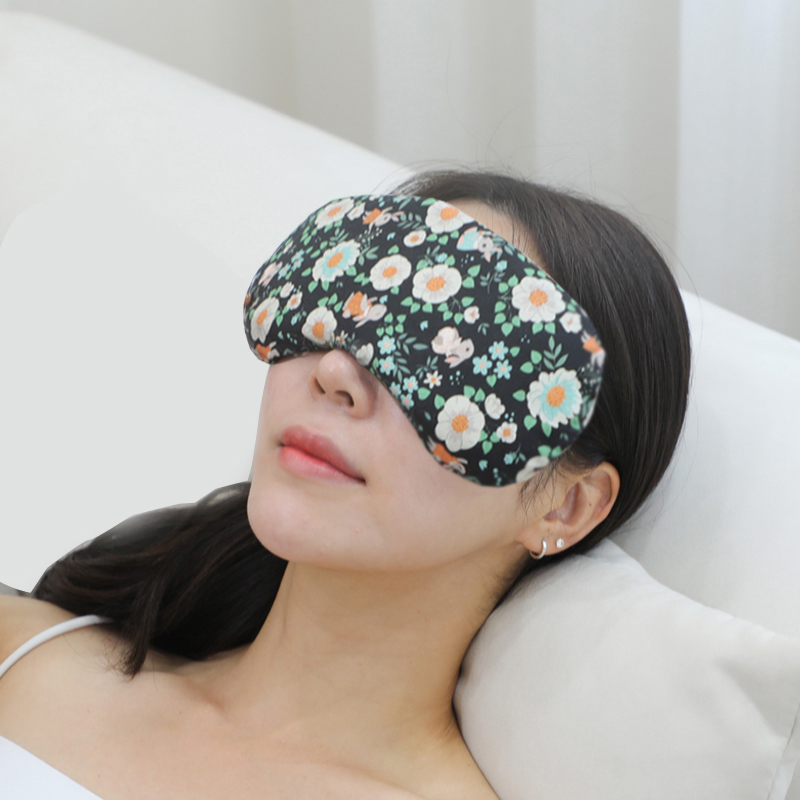 디자인허브 국산 팥 눈찜질팩 피앙세블루 코 비강 편백 곡물 온찜질 안대 비염 냉찜질