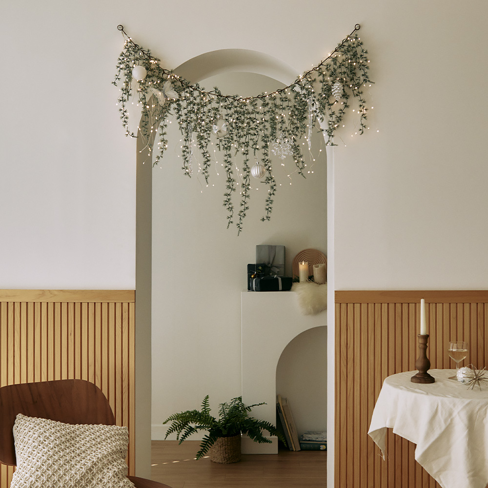 크리스마스 트리 벽트리 풀세트 전구포함 만들기 장식 스윗드림M 6단