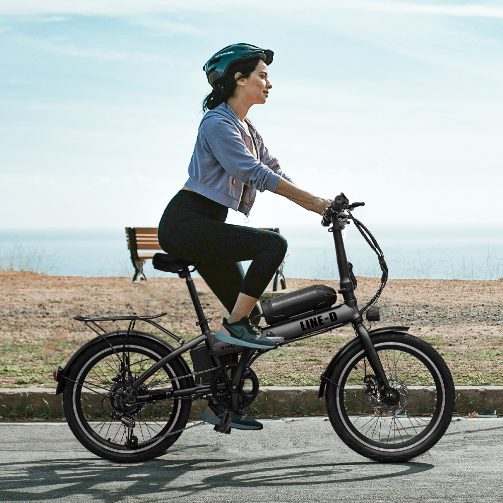 나노휠 라인D 접이식 면허필요없는 전동 전기자전거 36V 8Ah