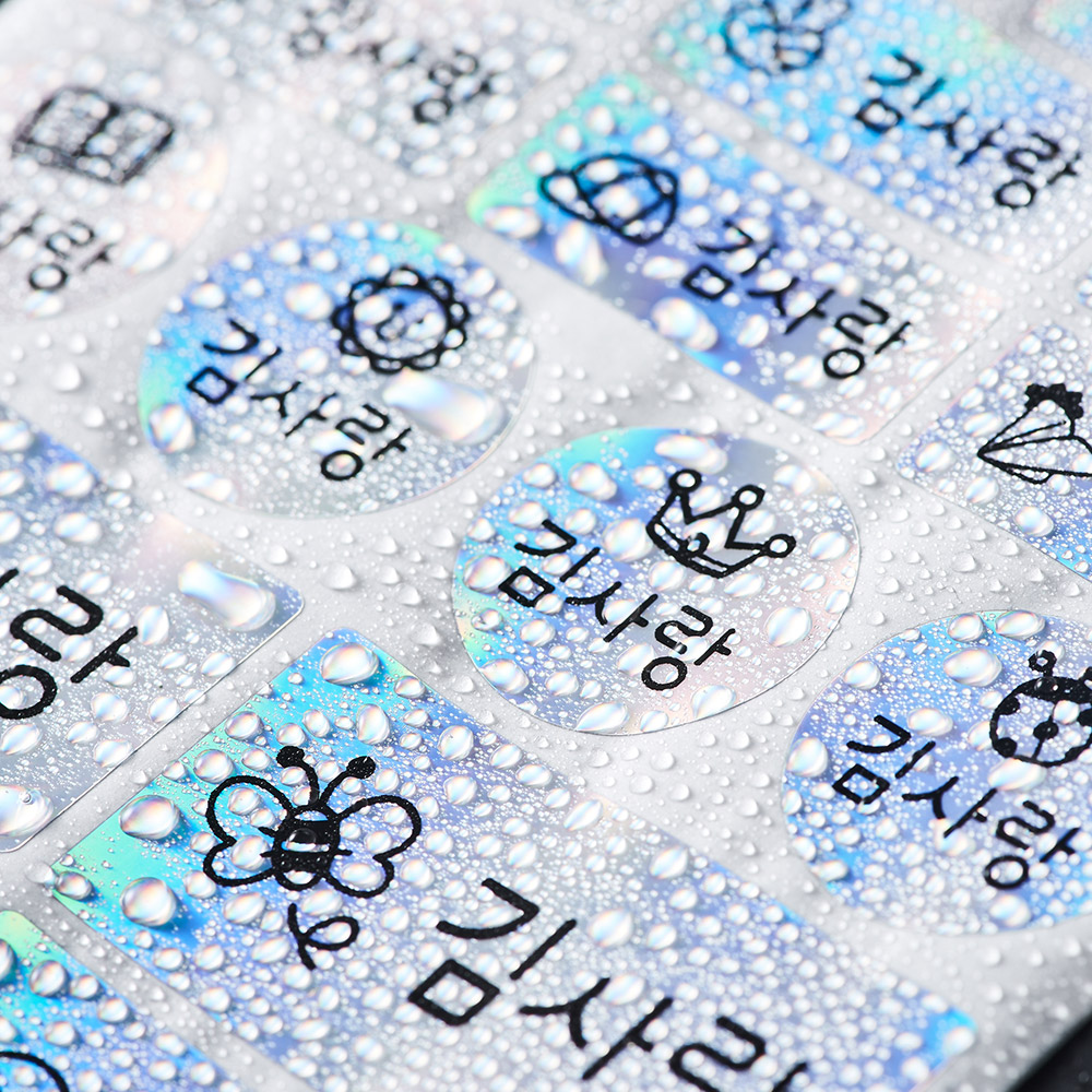 네임스티커 방수 이름표 이름스티커 3장+3장 102 소홀로 기본그림