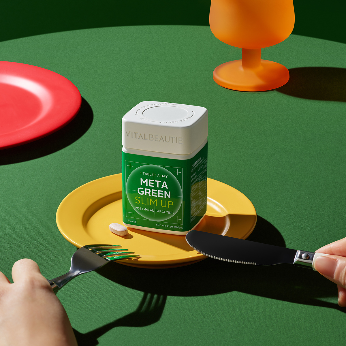 바이탈뷰티 메타그린 슬림업 100일(30일+60일 리필)+10일분 | 2026.03 AD