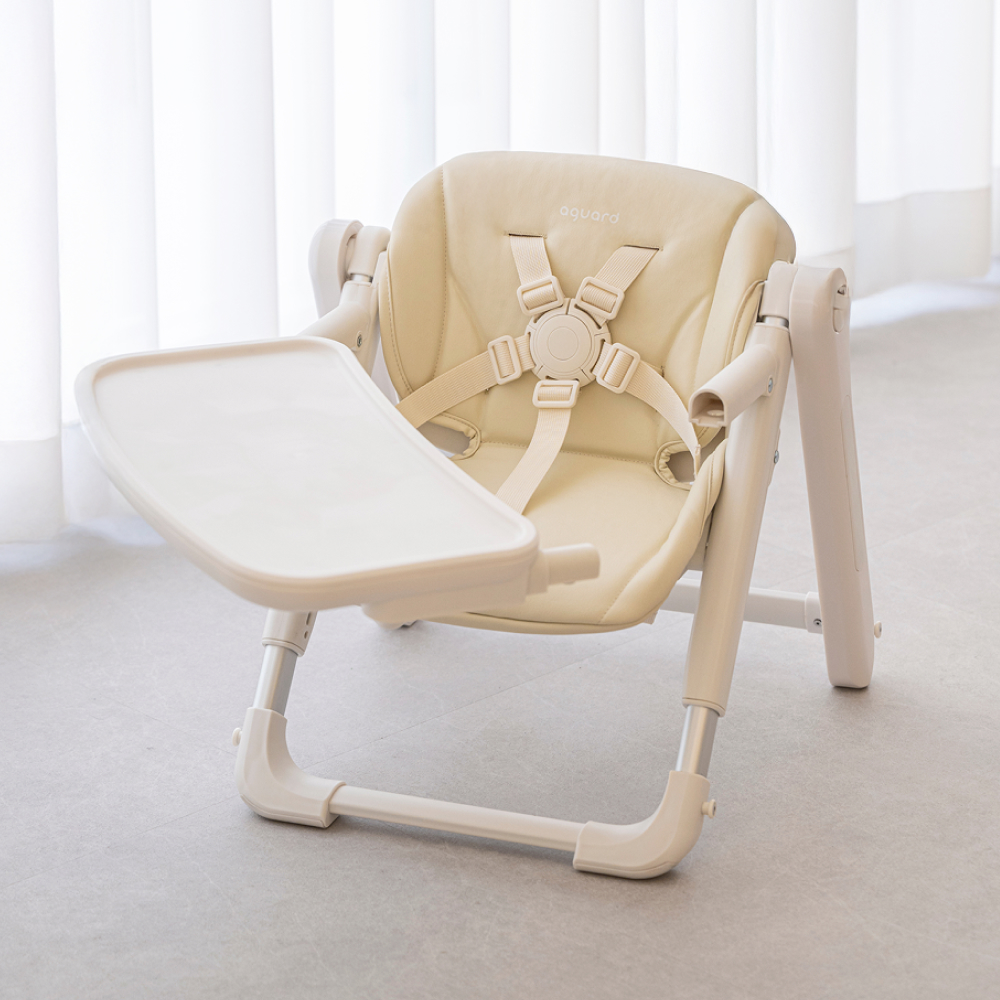 아가드 아기 휴대용 핸디 부스터 의자 유아 이유식 식탁 범보 의자