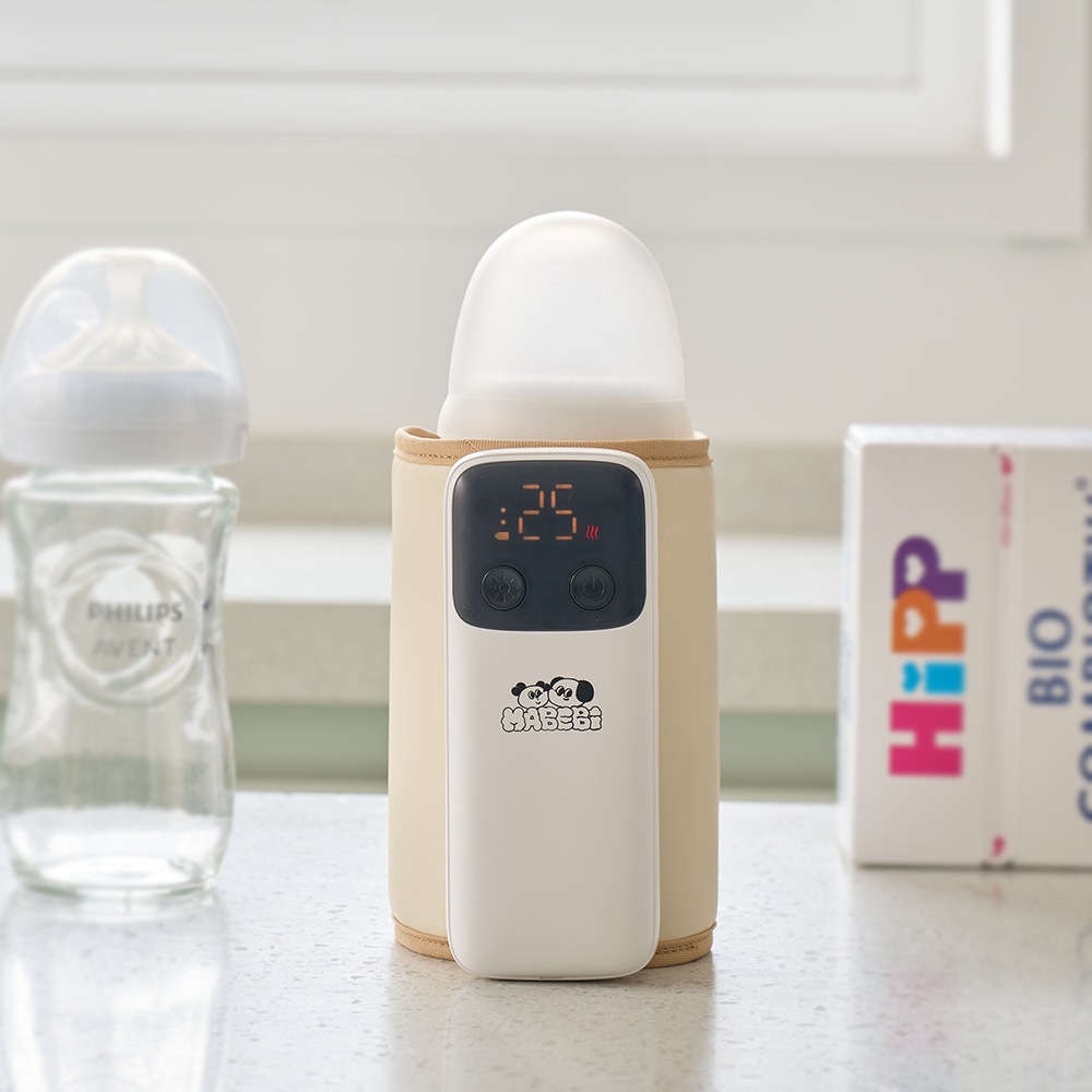 마베비 휴대용 보틀워머 플러스 모유 젖병 액상분유 데우기 이유식 보온 중탕기