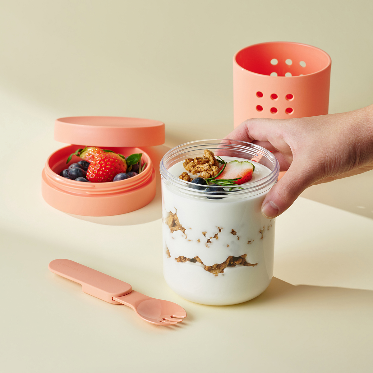 락앤락 투고 요거트&푸르츠팟 과일용기