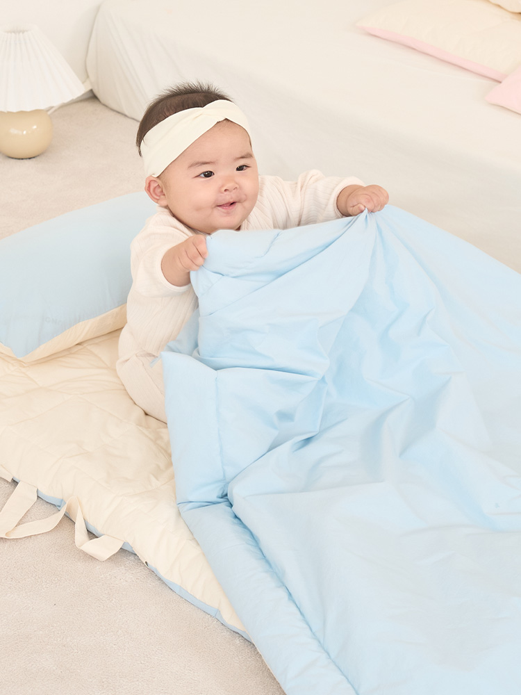 도노도노 사계절 순면 낮잠이불 올인원 세트(건조기 가능)