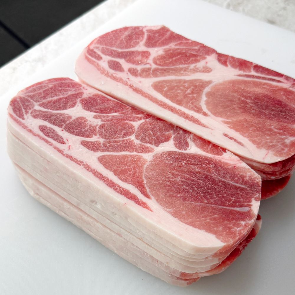 바라던 목살 많은 돼지고기 대용량 목전지 구이 제육 2kg 왕목살 미국산