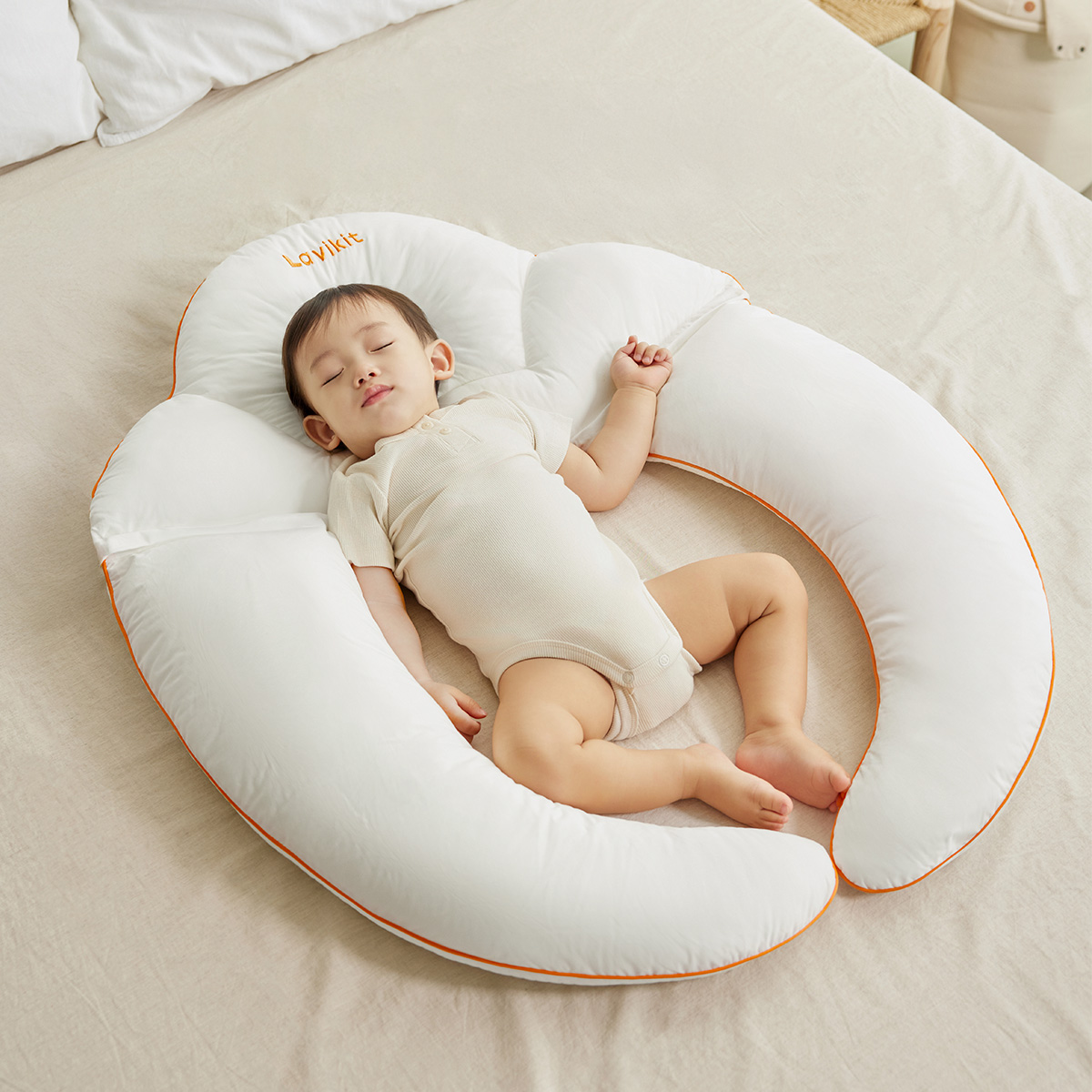 [리뉴얼] 라비킷 라이너루프트 커들업 옆잠베개 뒤집기방지 쿠션