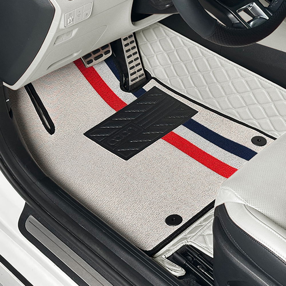 차량 바닥을 깔끔하게! 가온 카매트 7D 오니핏 입체 가죽 코일 앞좌석 매트