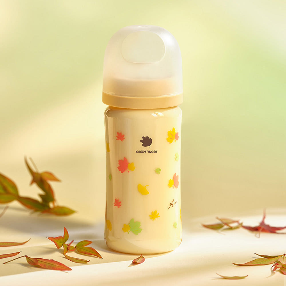 그린핑거 베베그로우 PPSU 젖병 트윈팩 크림&베이지 160ml (노꼭지)+젖꼭지 2개 세트