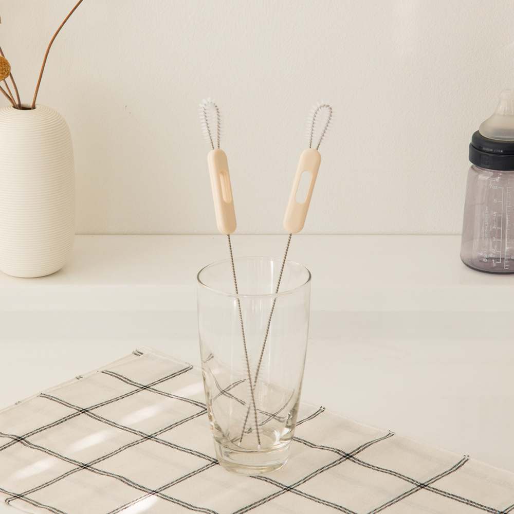 더마더 천연 스펀지 젖병 세척솔 친환경 브러쉬 2p